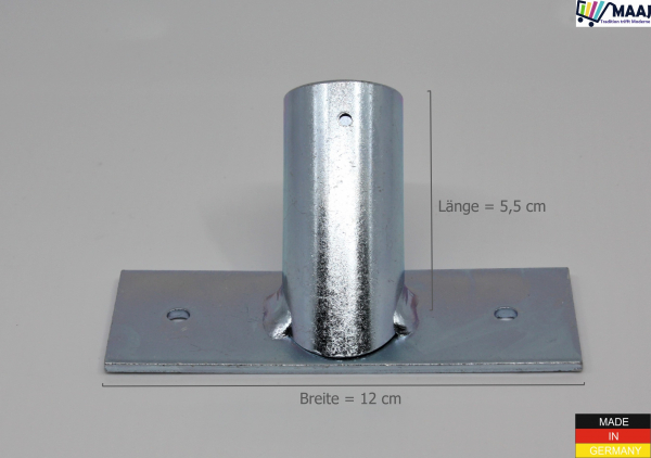 Metallhalter für Besenstiele mit 28 mm Durchmesser  - stabil -